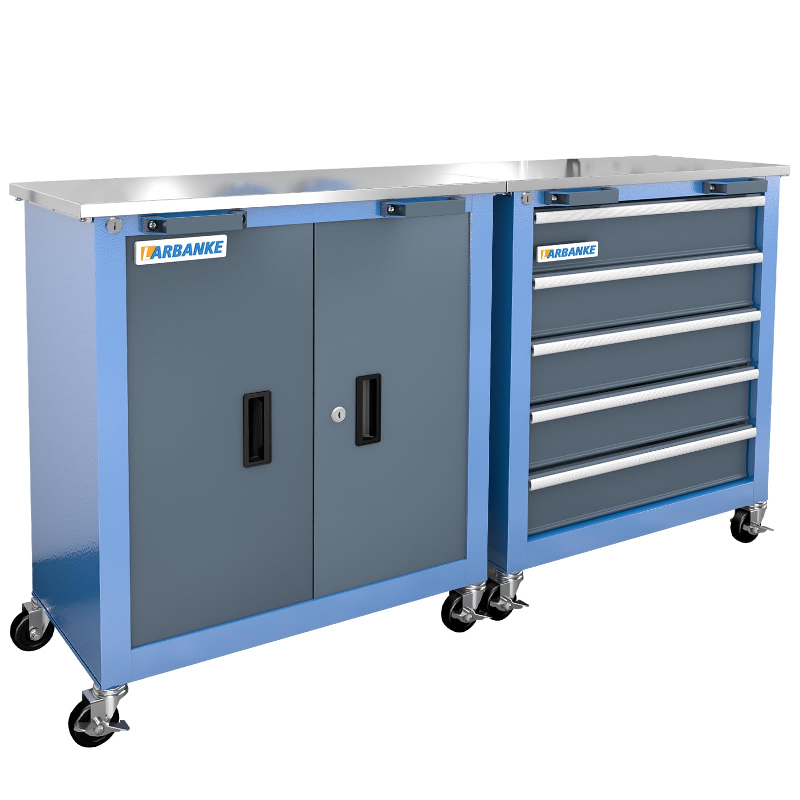 Amazon.com: LARBANKE Combination Tool Chest with Lock,5-Drawer/2